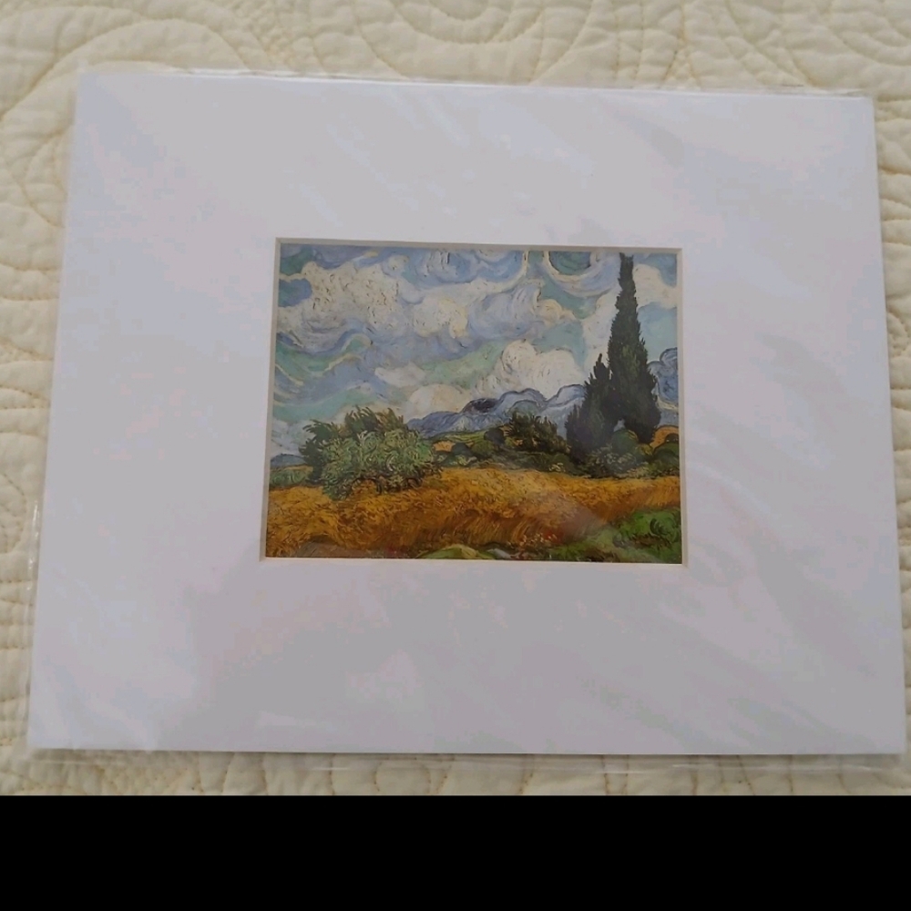 Vincent Van Gogh's Wheat Field with Cypresses (1889)